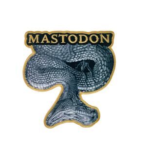 Mastodon Band Hushed Snake Patch Embroidered Iron or Sew On